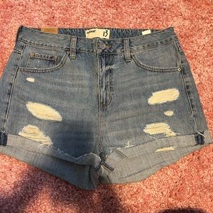 garage nwt jean high waisted shorts size 13
